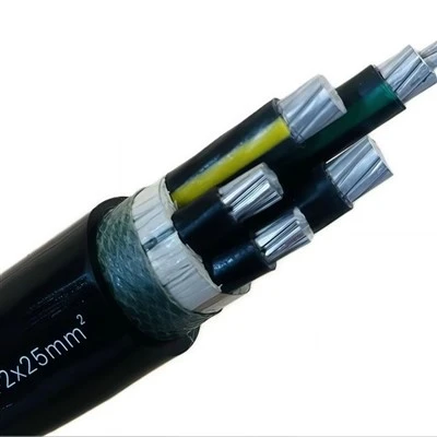 YJLHV Unarmored Liga de Alumínio Condutor PVC Bainha 1.5-2.5mm Cabo de Alimentação de Média Tensão Subterrâneo