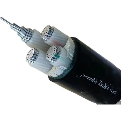 YJLV 0,6/1KV Cabo retardador de chama direto da fábrica Núcleo de alumínio com isolamento em XLPE Bainha de PVC Condutor de cobre Cabo XLPE