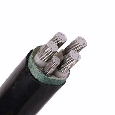 Estação de energia YJLV MC cabo de núcleo único fio de alumínio PVC isolado em XLPE pacote aéreo construção industrial
